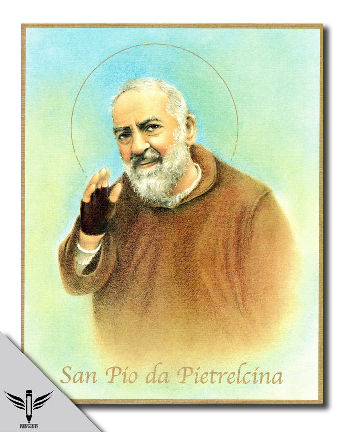 Póster del Padre Pio