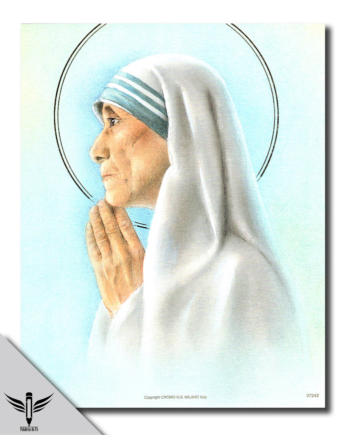 Póster  de la Madre Teresa de Calcuta