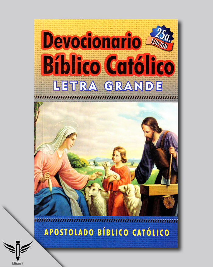 Devocionario Bíblico Católico con Letra Grande