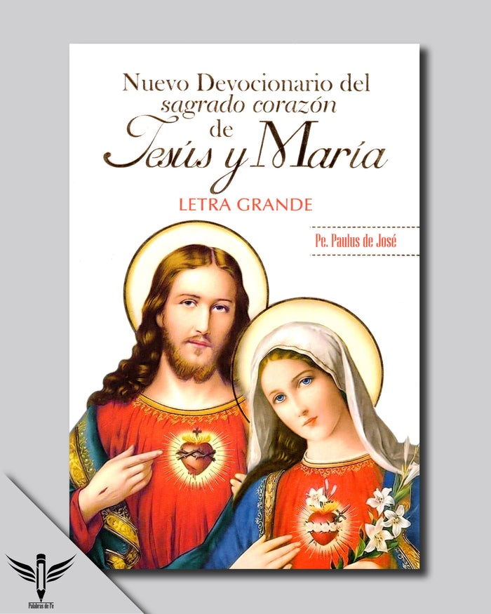 Nuevo Devocionario del Sagrado Corazón de Jesús y María - Letra Grande